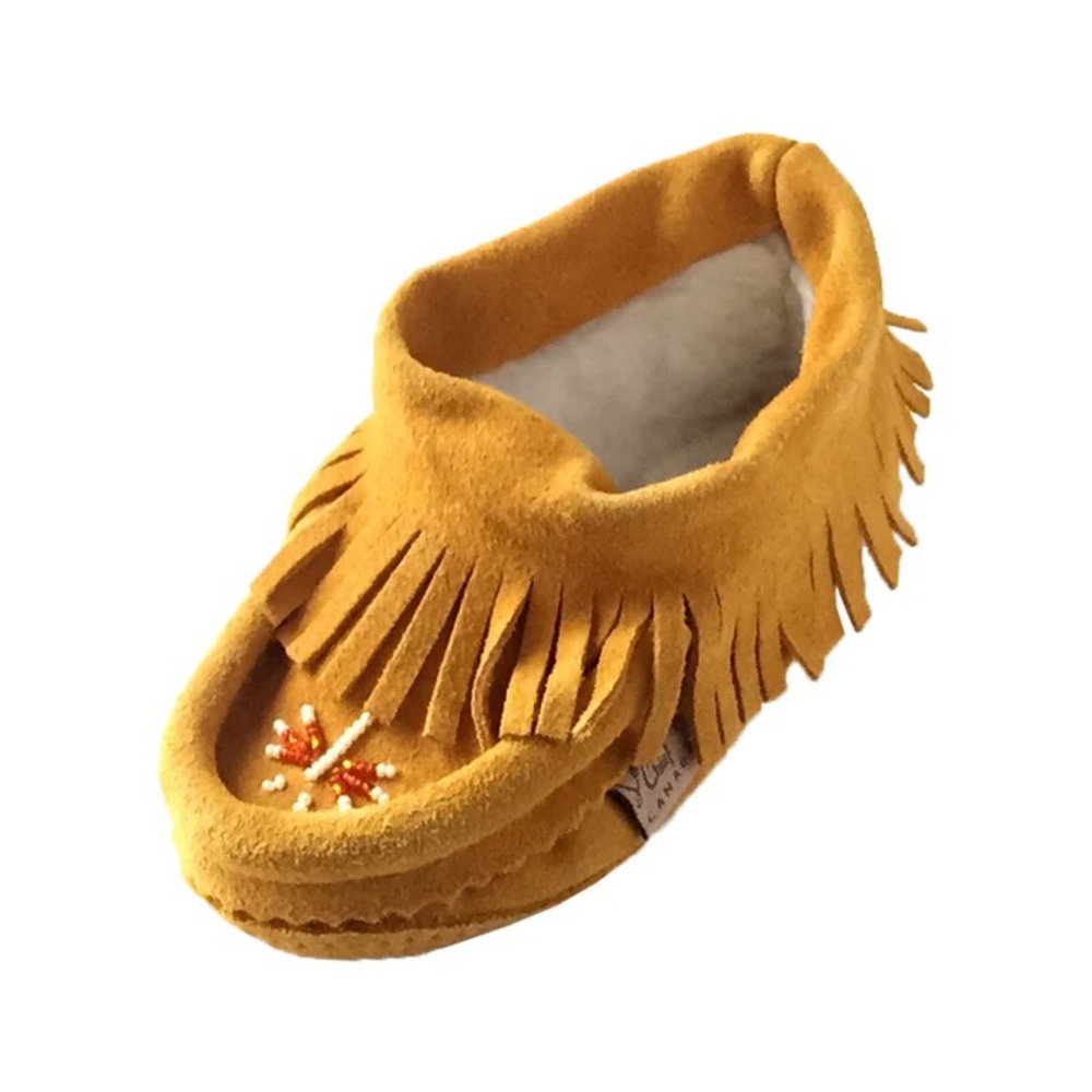 Laurentian Chief beaded moccasins | kids size 9